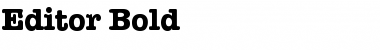 Download Editor Font