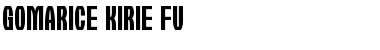 Kirie-Fu Regular Font