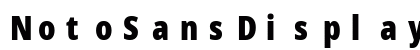 NotoSansDisplay NF Regular preview