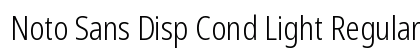 Noto Sans Disp Cond Light Regular preview