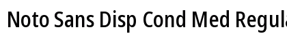 Noto Sans Disp Cond Med Regular preview