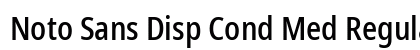 Noto Sans Disp Cond Med Regular preview