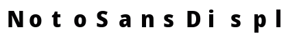 NotoSansDisplay NF Regular preview