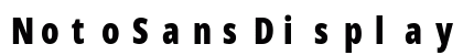NotoSansDisplay NF Regular preview