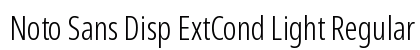 Noto Sans Disp ExtCond Light Regular preview