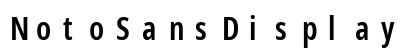 NotoSansDisplay NF Regular preview