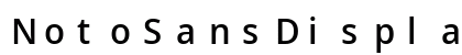 NotoSansDisplay NF Regular preview