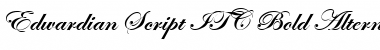 Edwardian Script ITC Font