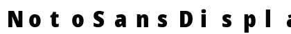 NotoSansDisplay NF Regular preview