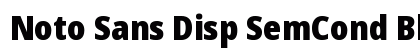 Noto Sans Disp SemCond Blk Regular preview