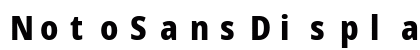 NotoSansDisplay NF Regular preview