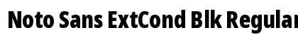 Noto Sans ExtCond Blk Regular preview