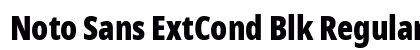 Noto Sans ExtCond Blk Regular preview