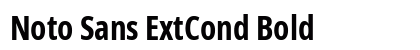 Noto Sans ExtCond Bold preview