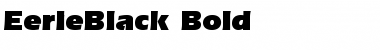 EerieBlack Bold Font