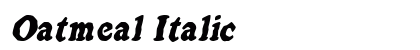 Oatmeal Italic preview