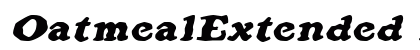OatmealExtended Italic preview