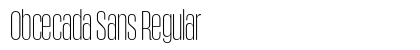 Obcecada Sans Regular preview