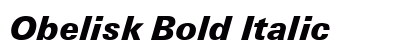 Obelisk Bold Italic Preview