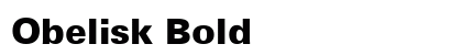 Obelisk Bold Preview