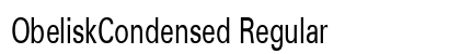 ObeliskCondensed Regular preview