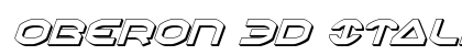 Oberon 3D Italic Italic preview