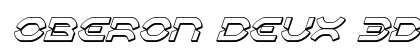 Oberon Deux 3D Italic Italic preview
