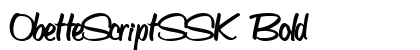ObetteScriptSSK Bold preview