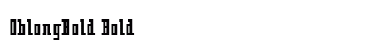 OblongBold Bold preview