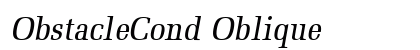ObstacleCond Oblique Preview