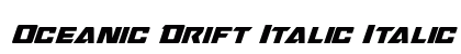 Oceanic Drift Italic Italic preview