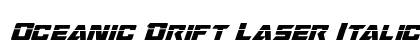 Oceanic Drift Laser Italic Italic preview