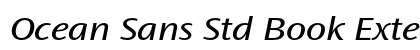 Ocean Sans Std Book Extended Italic Preview