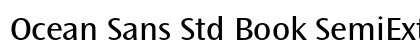 Ocean Sans Std Book SemiExtended Preview