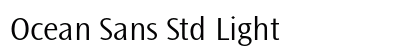 Ocean Sans Std Light Preview