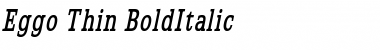 Eggo Thin Font