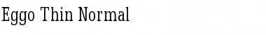 Eggo Thin Normal Font