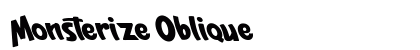Monsterize Oblique Preview