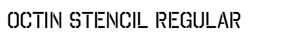 Octin Stencil Regular Preview