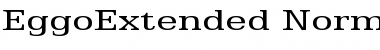 EggoExtended Normal Font EggoExtended Normal Font