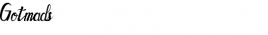 Gotmads Font