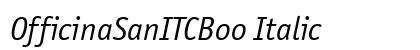 OfficinaSanITCBoo Italic Preview