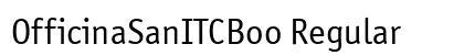 OfficinaSanITCBoo Regular Preview