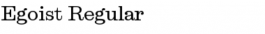 Egoist Font