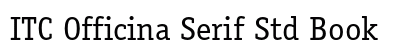 ITC Officina Serif Std Book preview
