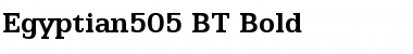 Egyptian505 BT Bold Font