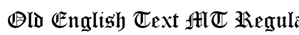 Old English Text MT Regular preview