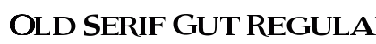 Old Serif Gut Regular preview