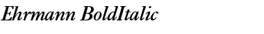 Ehrmann Font