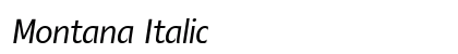 Montana Italic Preview